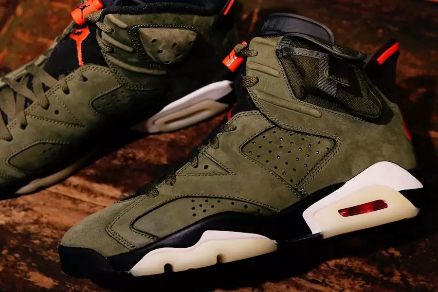 Travis Scott Air Jordan 6 CN1084-200 2019 Թողարկման ամսաթիվ