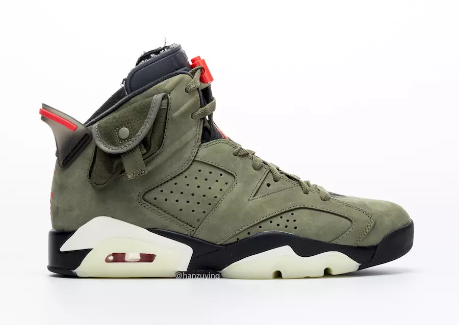 Travis Scott Air Jordan 6 3M Glow in the Dark CN1084-200 2019 Udgivelsesdato