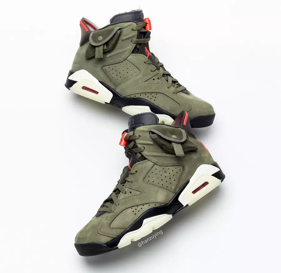 Трэвис Скотт Air Jordan 6 3M Glow in the Dark CN1084-200 Дата выпуска 2019 г.