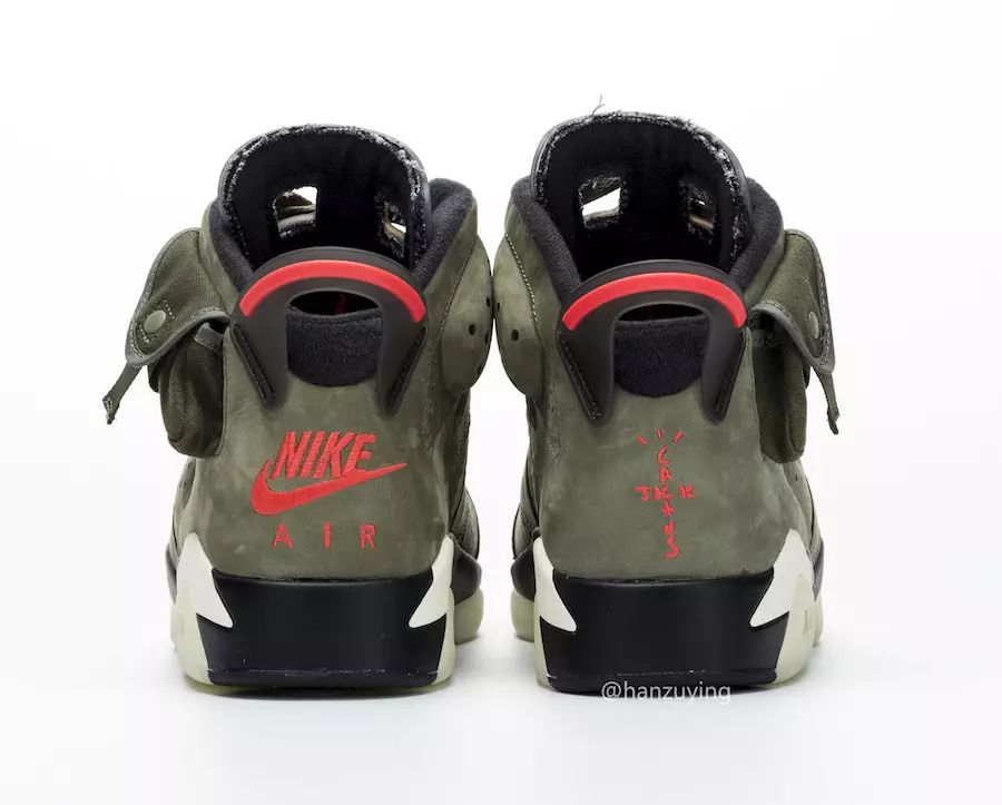 Travis Scott Air Jordan 6 3M Glow in the Dark CN1084-200 2019 Tanggal Rilis