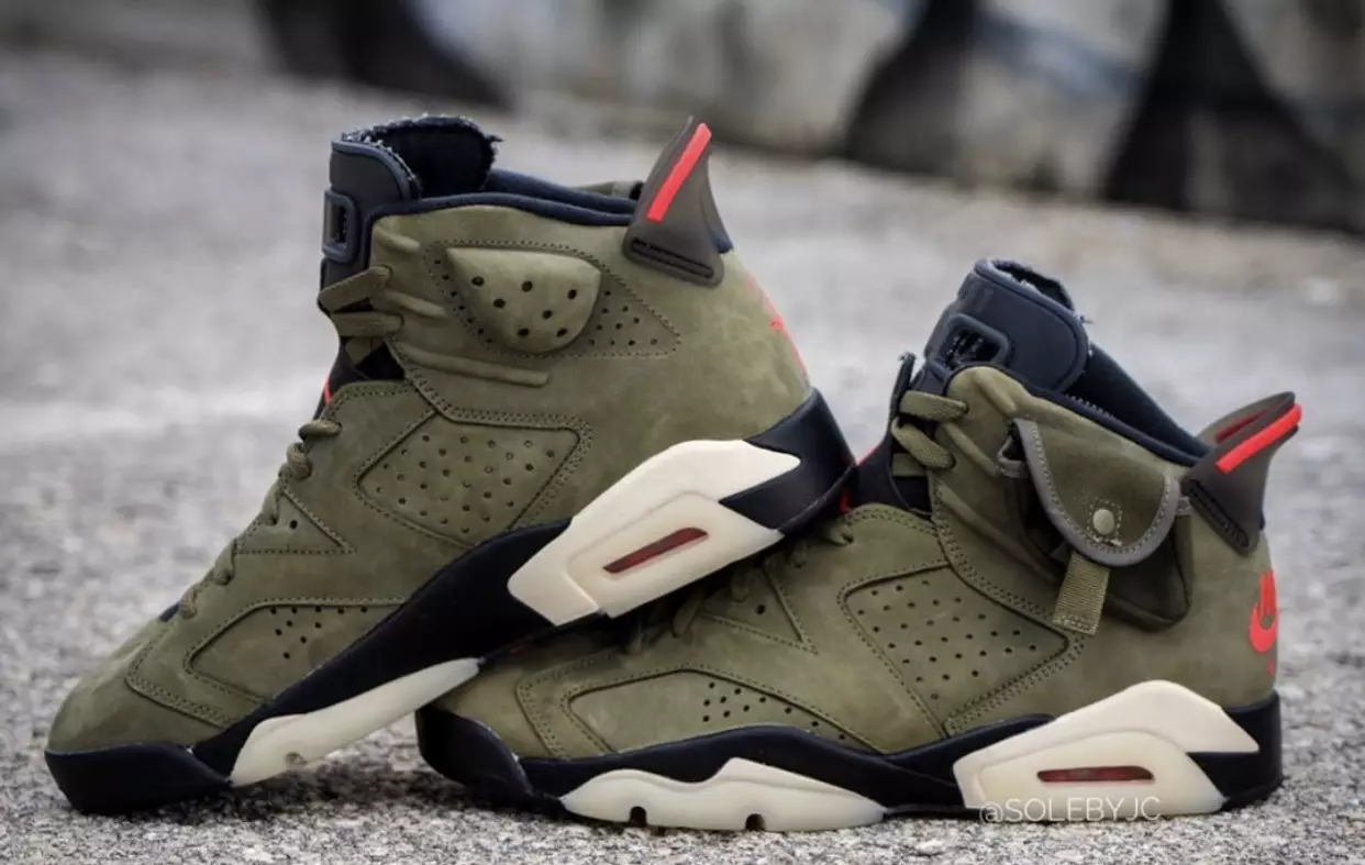 Travis Scott Air Jordan 6 CN1084-200 2019 Թողարկման ամսաթիվ