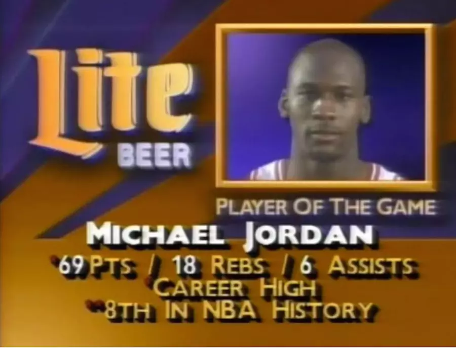 Michael Jordan 69 puntos vs Cavs