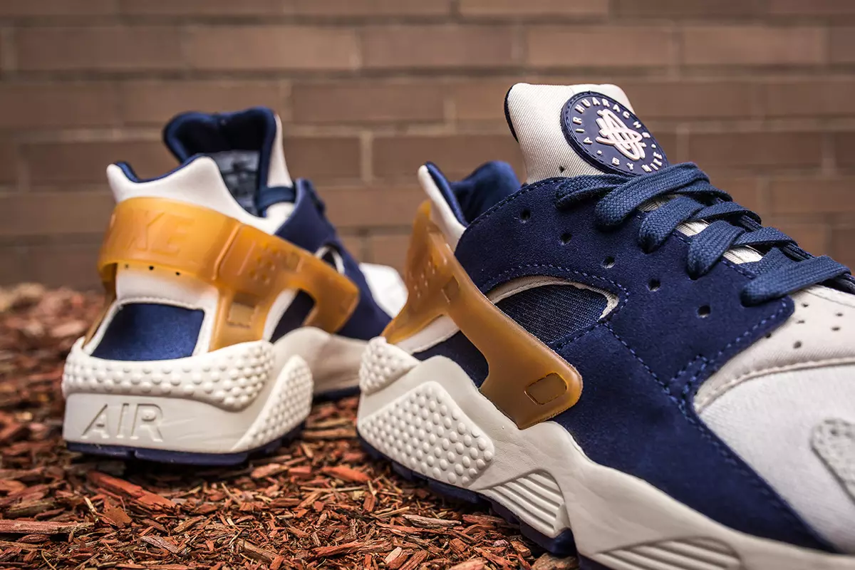 Nike Air Huarache Дээд зэрэглэлийн Тэнгисийн цэргийн бор далбаат