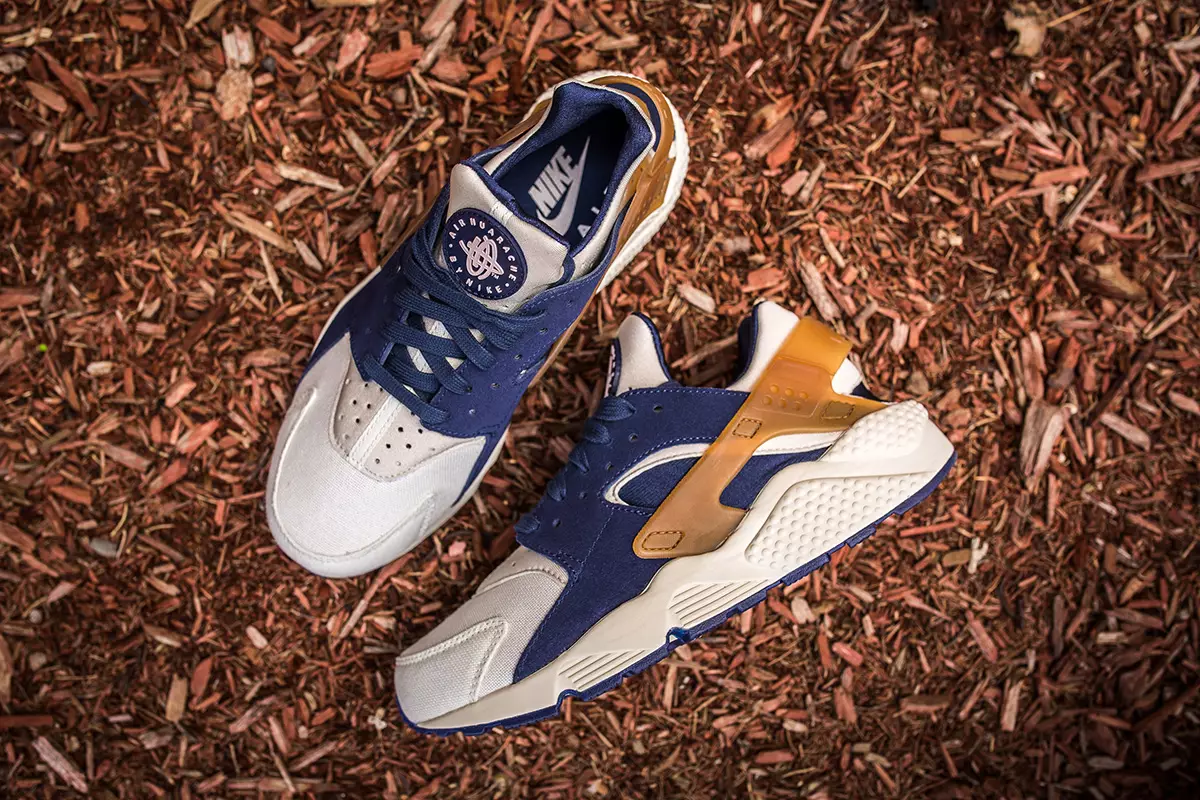 Nike Air Huarache Premium Navy Brown Segel