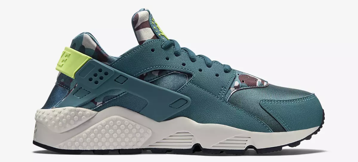 Nike Dames Huarache Camo Teal