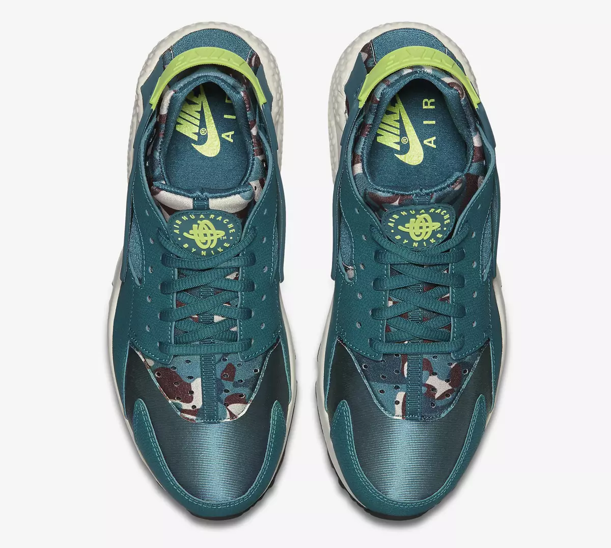 Nike Dames Huarache Camo Teal