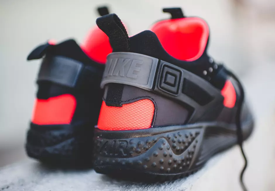 Nike Air Huarache Utility Sort Crimson Green