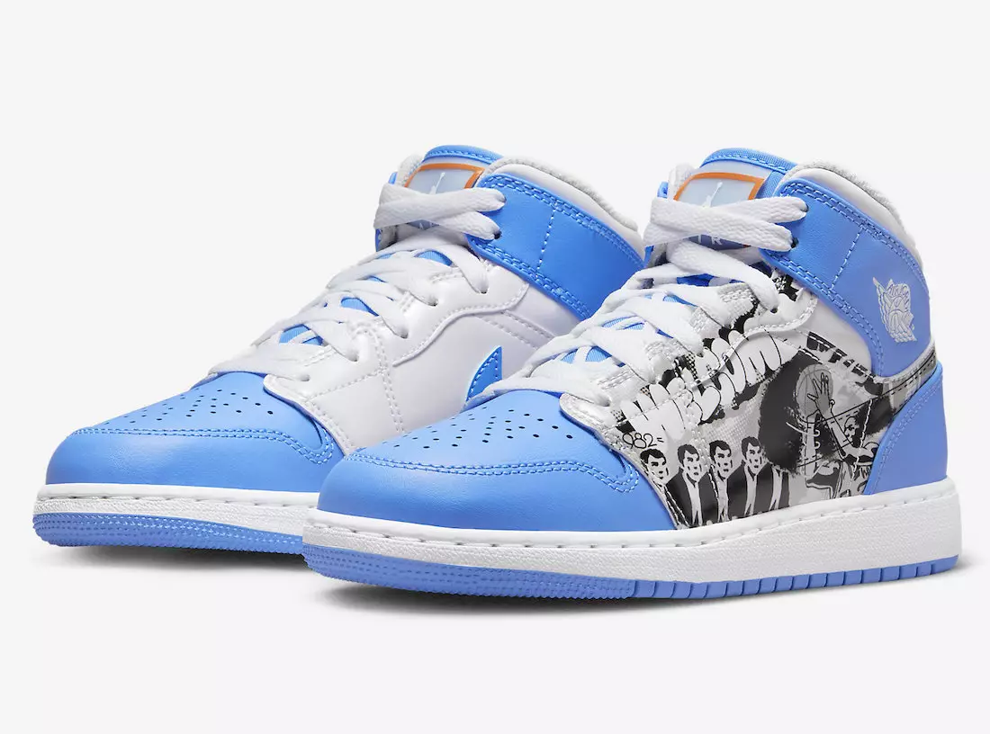 Air Jordan 1 Mid Nods To MJ's NCAA Championship Winning Shot