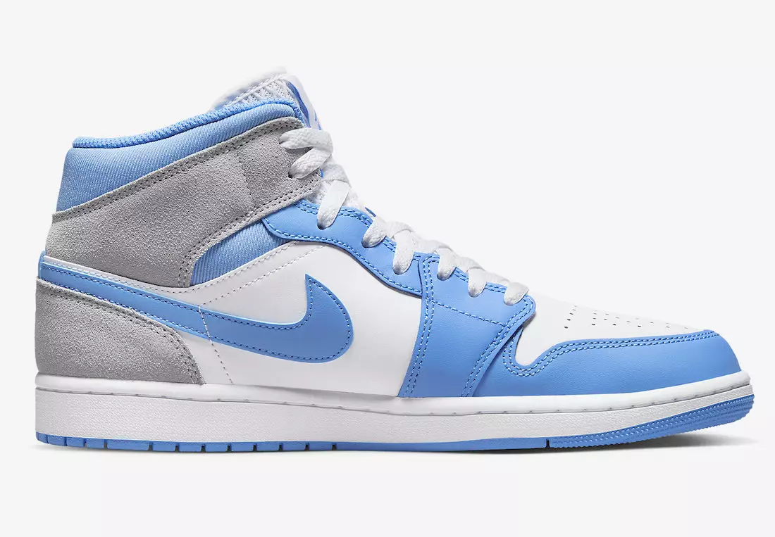 Air Jordan 1 Mid University Blue DX9276-100 izlaišanas datums