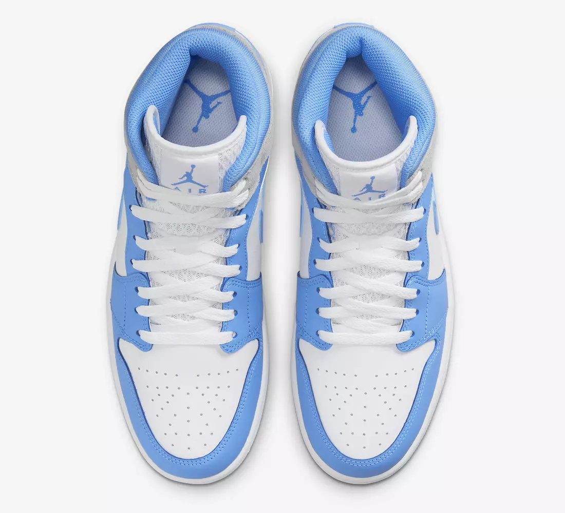 Air Jordan 1 Mid University Blue DX9276-100 Data de llançament