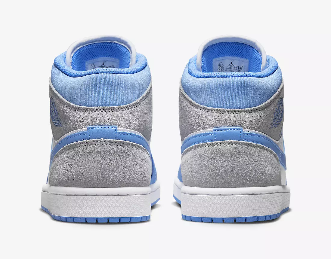 Air Jordan 1 Mëtt Universitéit Blue DX9276-100 Release Datum