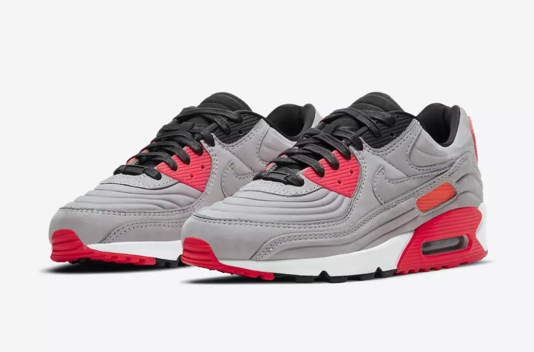 Date de sortie de la Nike Air Max 90 Night Silver Bright Crimson CZ7656-001