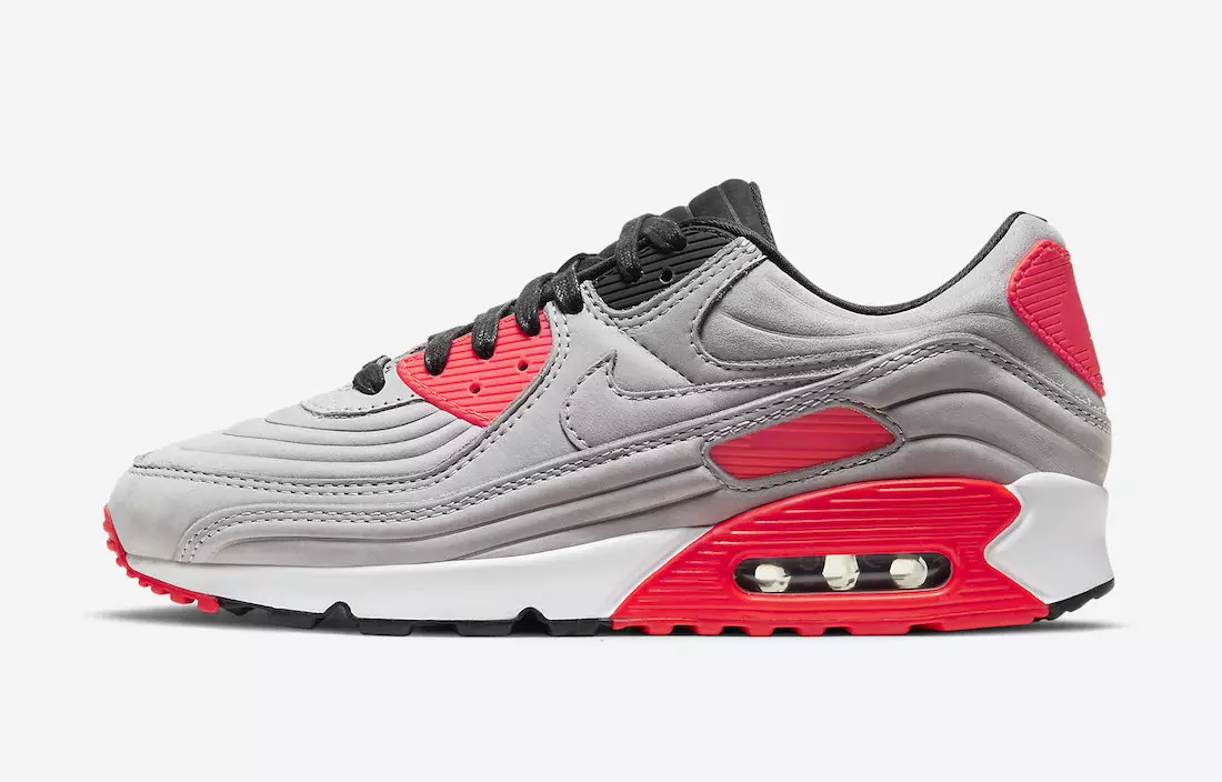 Nike Air Max 90 Night Silver Bright Crimson CZ7656-001 Թողարկման ամսաթիվ