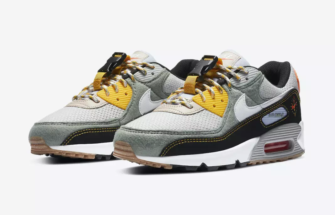 Nike Air Max 90 DC2525-300 מעלדונג טאָג -1