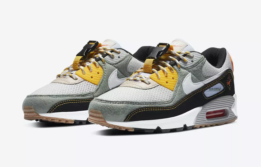 Nike adiciona fivelas a este Air Max 90 com tema de navegação