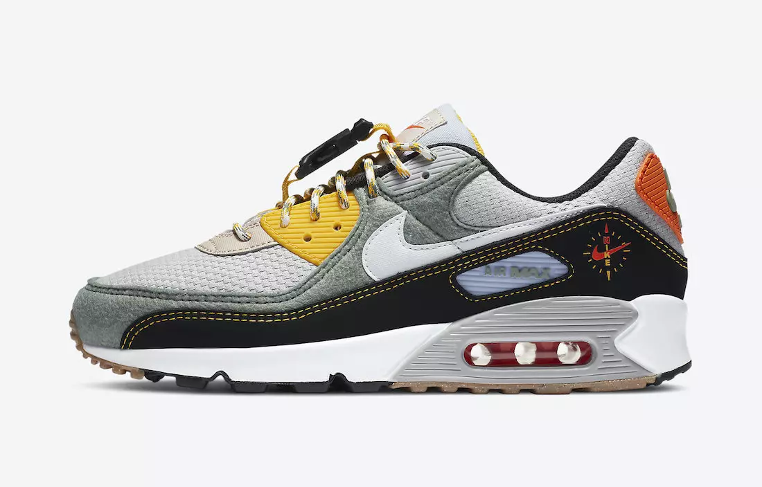 Nike Air Max 90 DC2525-300 מעלדונג טאָג -1