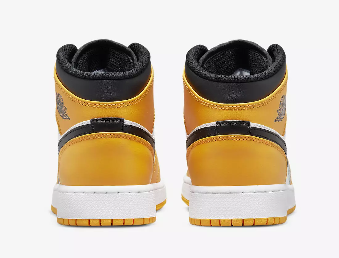 Air Jordan 1 Mid GS Yellow Black 554725-701 Útgáfudagur