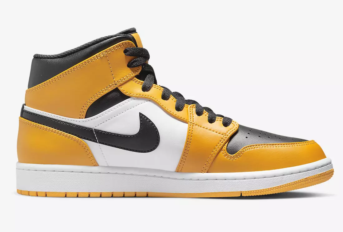 Air Jordan 1 Mid Yellow Black White 554724-701 Datum vydání