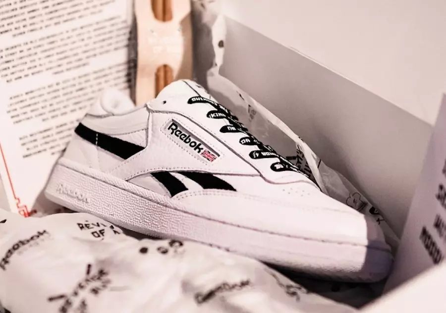 43einhalb x Reebok Club C Revenge Panda Ruì Bù'dan Esinlendi