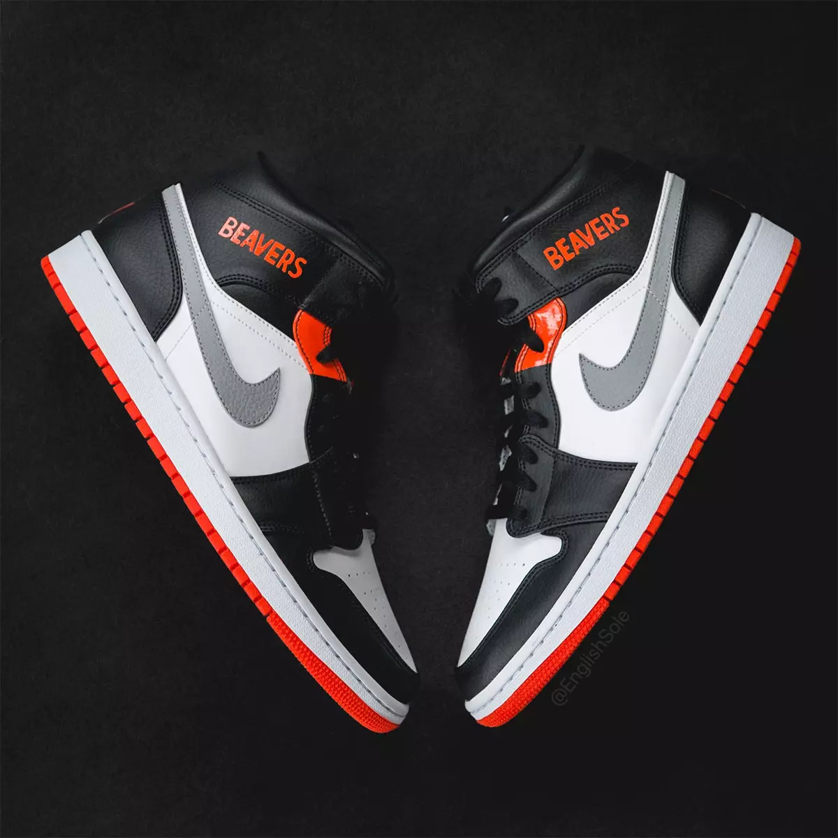 „Air Jordan 1“ Vidurio Oregono valstijos „Beavers“ PE