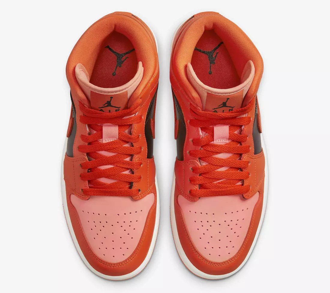 Air Jordan 1 Mid Orange Black DM3381-600 Tanggal Rilis