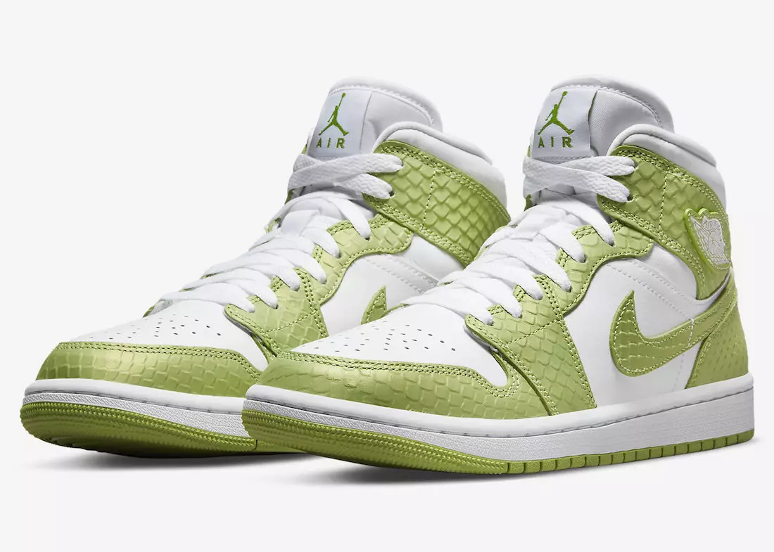 Air Jordan 1 Mid SE Green Python Snakeskin DV2959-113 Chiqarilgan sanasi