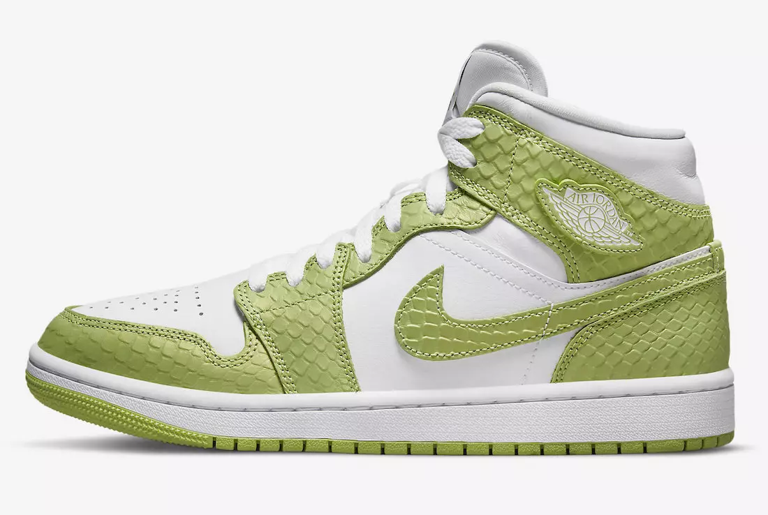 Air Jordan 1 Orta SE Yeşil Piton Yılan Derisi DV2959-113 Çıkış Tarihi