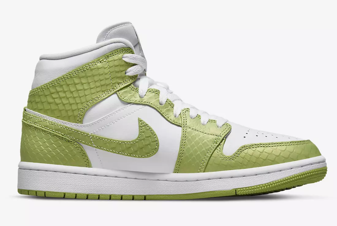 Air Jordan 1 Mid SE Green Python Snakeskin DV2959-113 Chiqarilgan sanasi