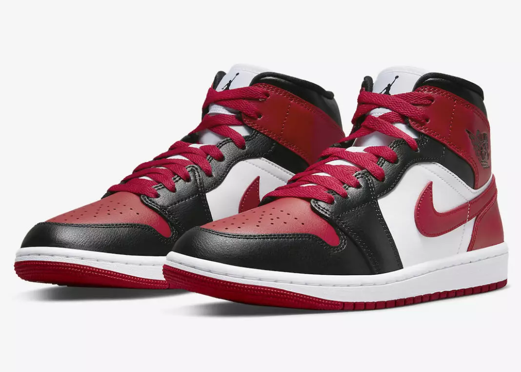 Air Jordan 1 Mid Bred Toe BQ6472-079 ဖြန့်ချိသည့်ရက်စွဲ