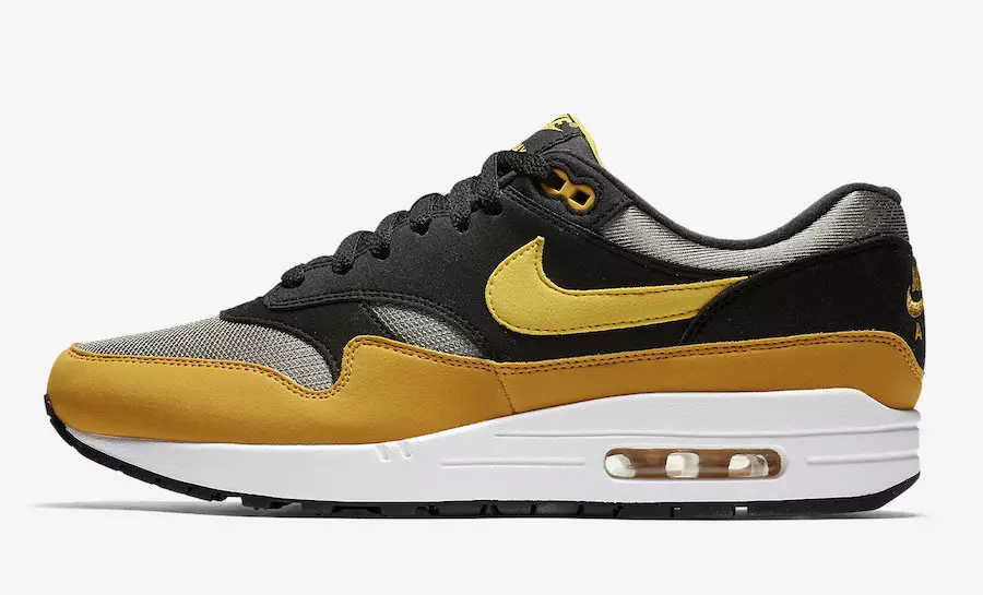 Nike Air Max 1 қара сары AH8145-001