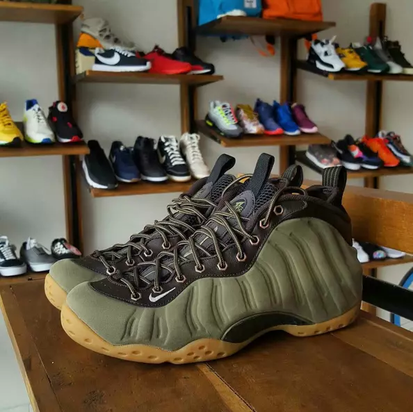 Oliven Nike Air Foamposite One PRM