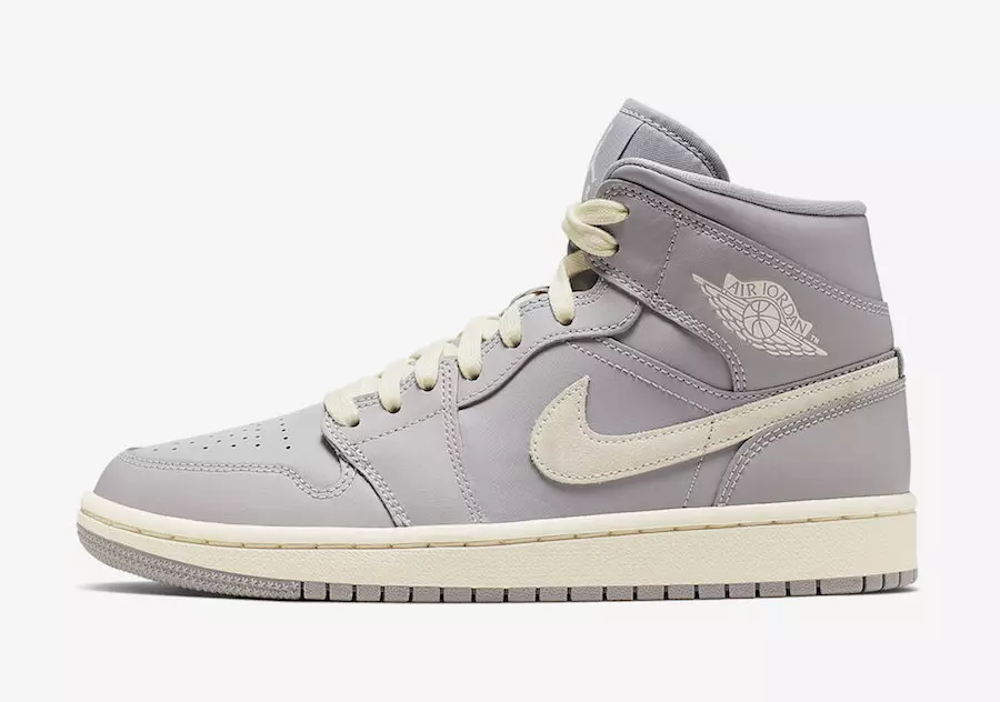 Air Jordan 1 Mid Grey Light Bone CD7240-002 Išleidimo data