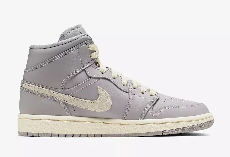 Air Jordan 1 Mid Grey Light Bone CD7240-002 ထုတ်ဝေသည့်နေ့