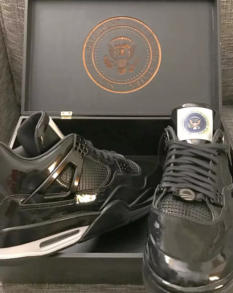 Predsjednik Obama Air Jordan 11LAB4 crna