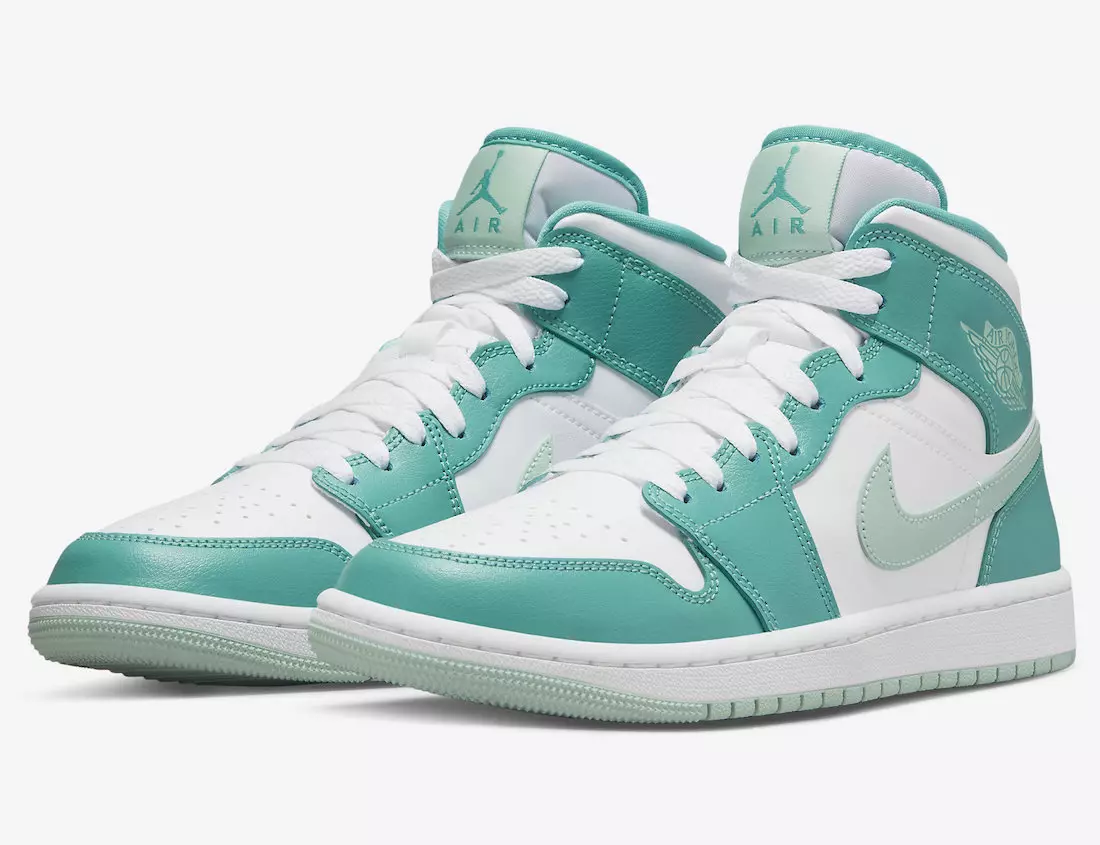 Fotografii oficiale ale Air Jordan 1 Mid „Washed Teal”