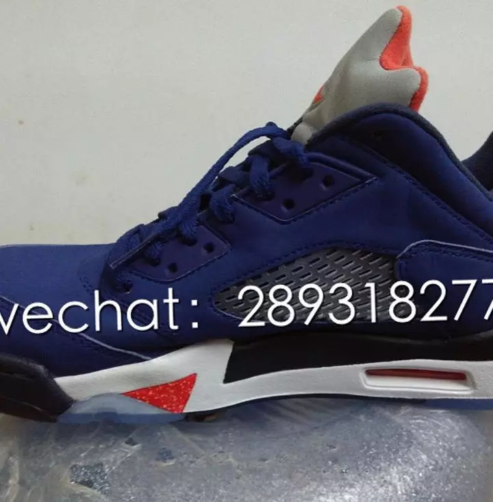 Air Jordan 5 Low Blue လိမ္မော်ရောင် အဖြူရောင်