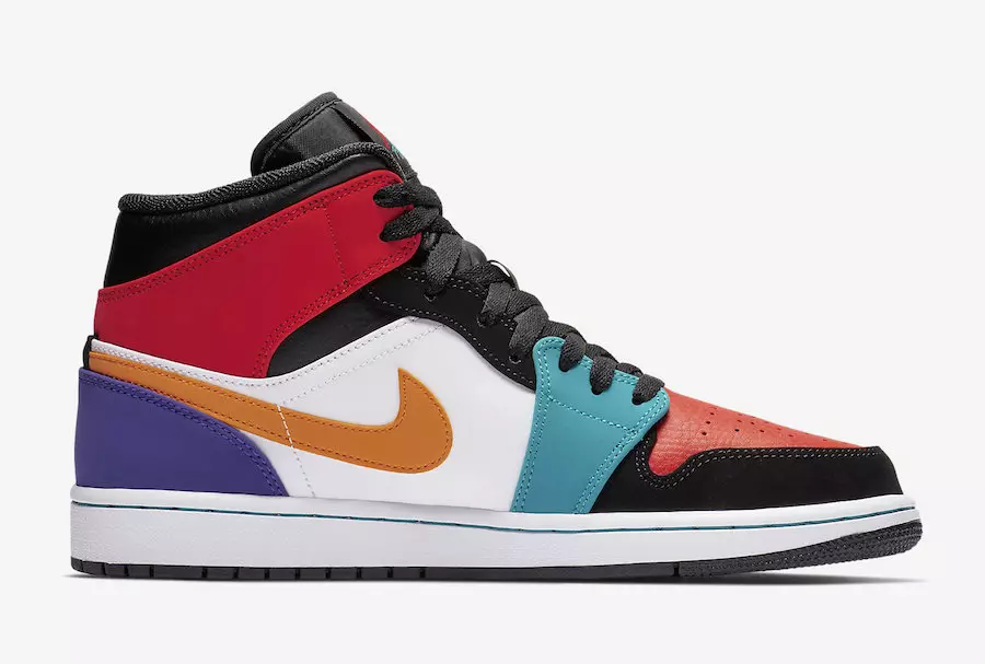 Air Jordan 1 Mid Bred Multi-Color 554724-125 Датум на издавање