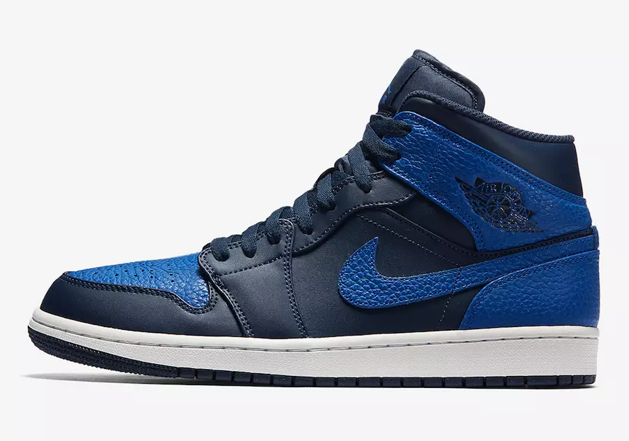 Air Jordan 1 Mid Obsidian Royal 554724-412