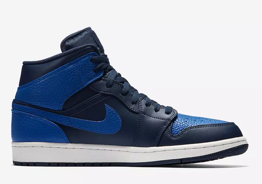 Air Jordan 1 Orta Obsidyen Kraliyet 554724-412