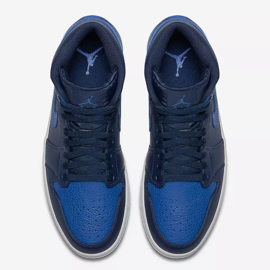 Air Jordan 1 Mid Obsidian Royal 554724-412