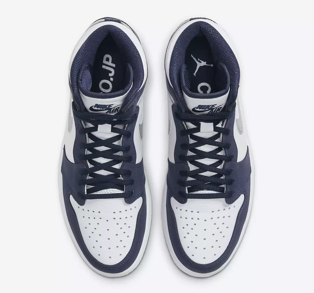 Air Jordan 1 High OG CO JP Midnight Navy DC1788-100 izlaišanas datums