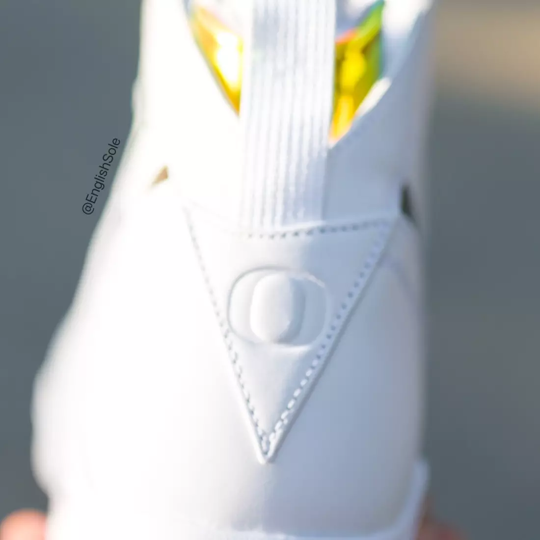 Blanc Air Jordan 7 Oregon Ducks PE