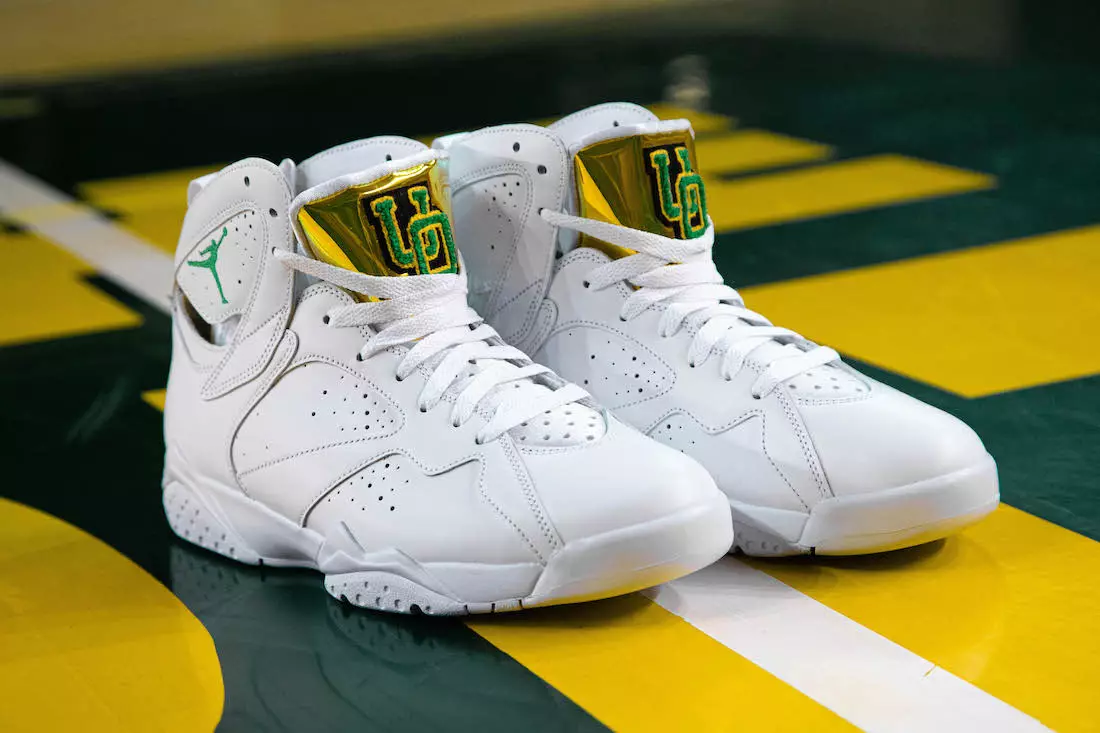 Air Jordan 7 Oregon Ducks Femme PE 2021