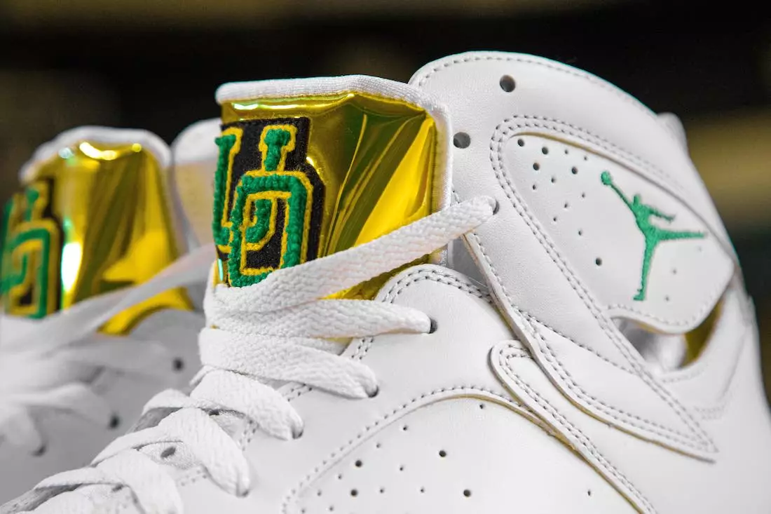 Air Jordan 7 Oregon Ducks Qadın PE 2021