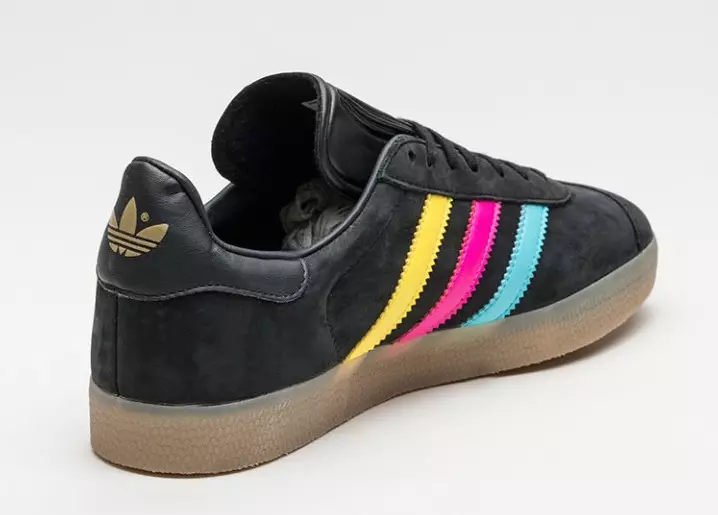 Pacchetto adidas Gazelle con strisce colorate CMYK