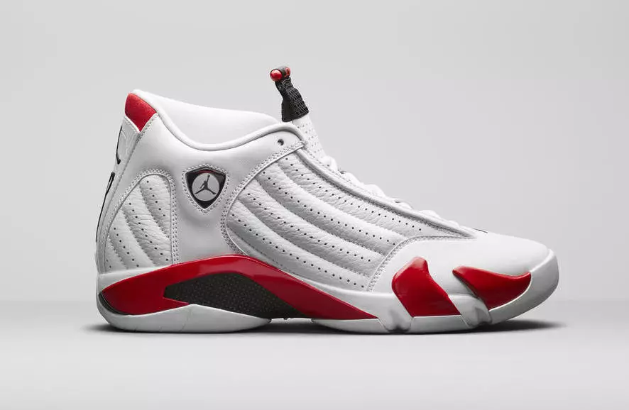 تاریخ انتشار Air Jordan 14 White Red 487471-100