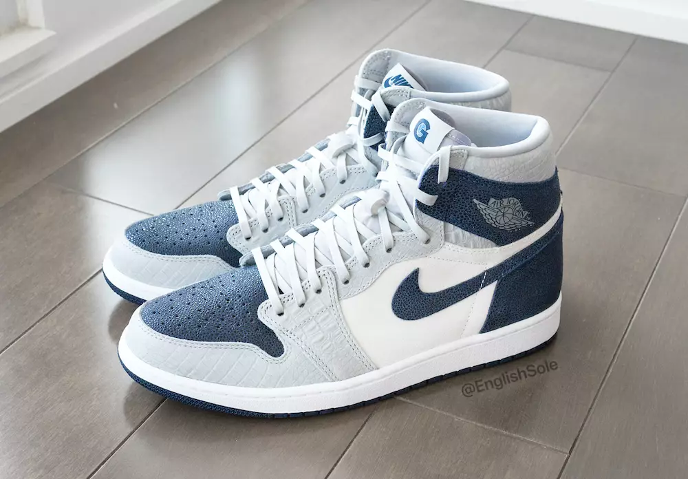 Air Jordan 1 Georgetown Hoyas Sürüngen PE