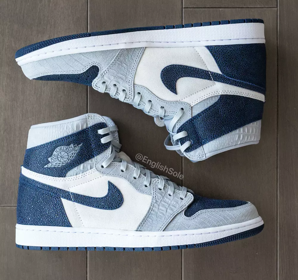 Air Jordan 1 Georgetown Hoyas Reptile PE