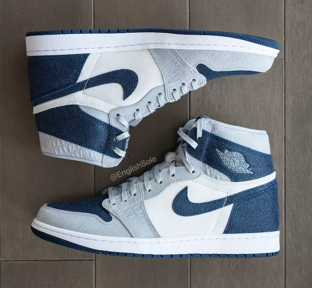 Air Jordan 1 Georgetown Hoyas Reptil PE