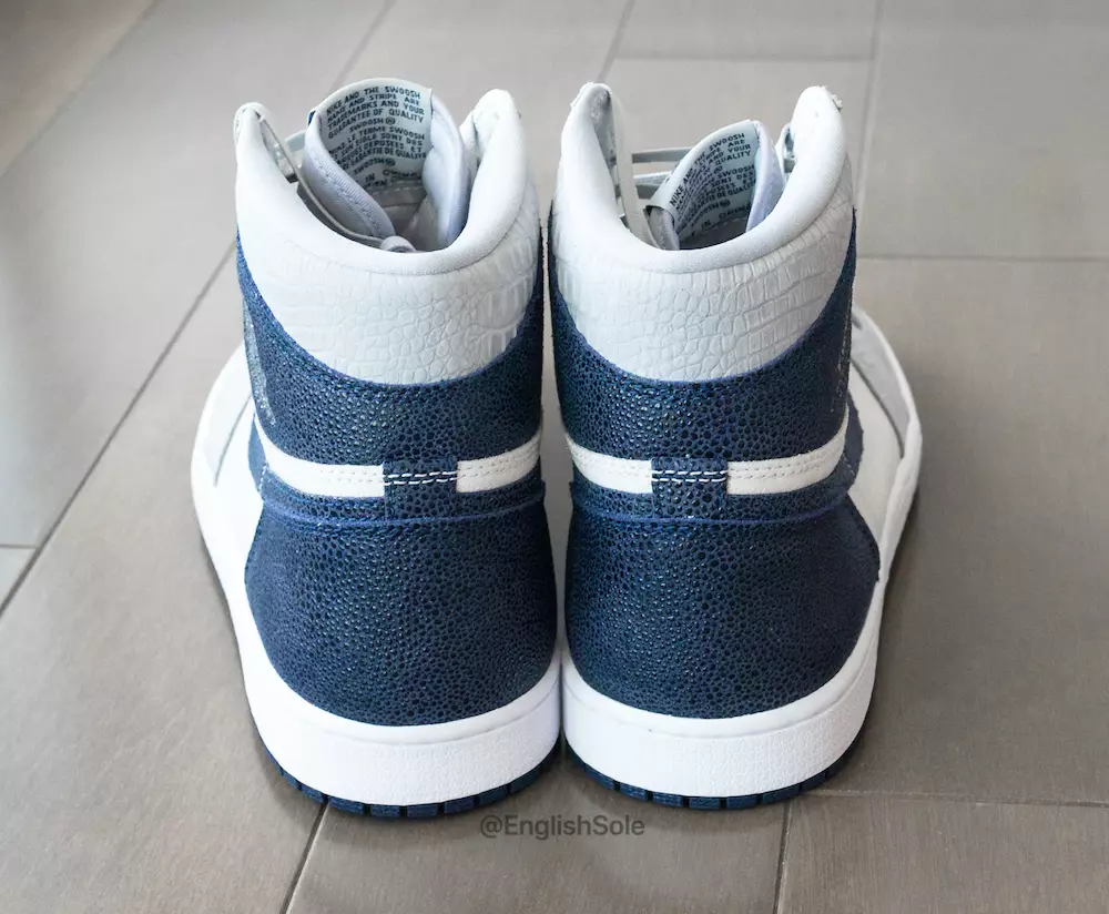 Air Jordan 1 Georgetown Hoyas တွားသွားသတ္တဝါ PE